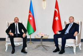 President Ilham Aliyev, President Recep Tayyip Erdogan meet in Samarkand 