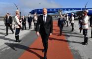  President Ilham Aliyev arrives in Bulgaria for official visit 