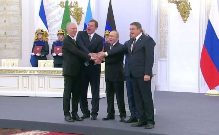   Putin holds ceremony for "accession" of Ukraine’s 4 regions to Russia  