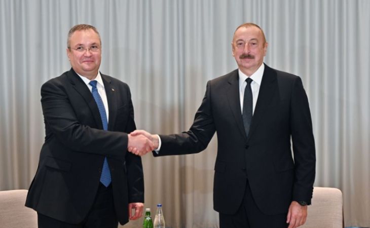  President Ilham Aliyev meets with Romanian PM in Sofia 