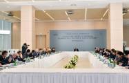  President Aliyev made a speech at international conference held in Baku 
