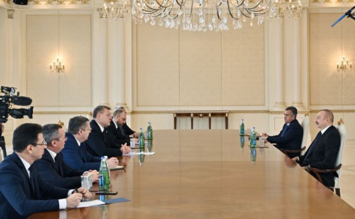 President Ilham Aliyev receives Governor of Russia`s Astrakhan Oblast