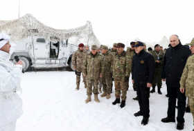   Azerbaijani defense minister watches international exercises “Winter Exercises - 2023”  