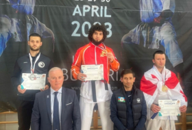 Azerbaijani karate fighter crowned European champion