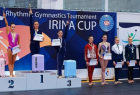 Azerbaijani female gymnast claims two bronzes in Irina Cup 2023