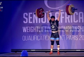 Azerbaijan's weightlifter wins gold at 33rd African Weightlifting Championships