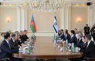   President Ilham Aliyev: We consider visit of Israeli President to Azerbaijan as historical one  