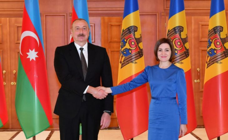  President of Azerbaijan Ilham Aliyev meets with Moldovan counterpart in Chișinău 