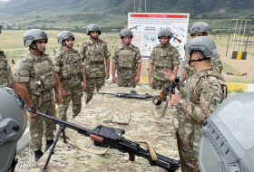 Training camps with military service personnel continue in Azerbaijan