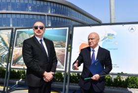  President Ilham Aliyev attended opening ceremony of first stage of Alat Free Economic Zone   