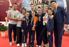 Azerbaijani athletes grab gold at Acrobatic Gymnastics World Cup in Poland 