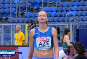 Azerbaijani female triple jumper wins German tournament