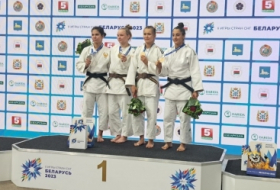 Azerbaijani judokas bag three more medals at 3rd CIS Games