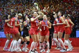 Türkiye beat Serbia to win European champions title in volleyball