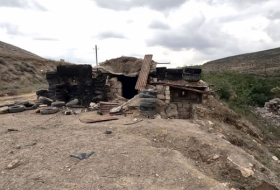  Azerbaijani MoD shares footage of combat position abandoned by Armenian separatists -  VIDEO  