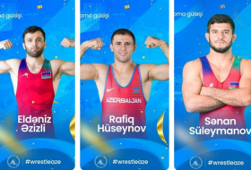 Two Azerbaijani wrestlers crowned world champions, one claims silver medal