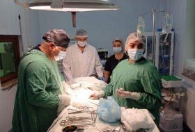   Azerbaijani doctors perform first surgical operation in Khankendi  