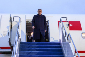 Turkish president arrives in Kazakhstan to attend jubilee summit of OTS