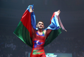   Four Azerbaijani wrestlers crowned world military champions in Baku  