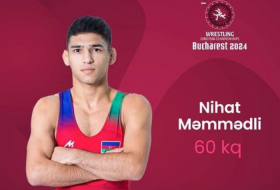 Azerbaijani wrestler grabs gold medal at European Championships