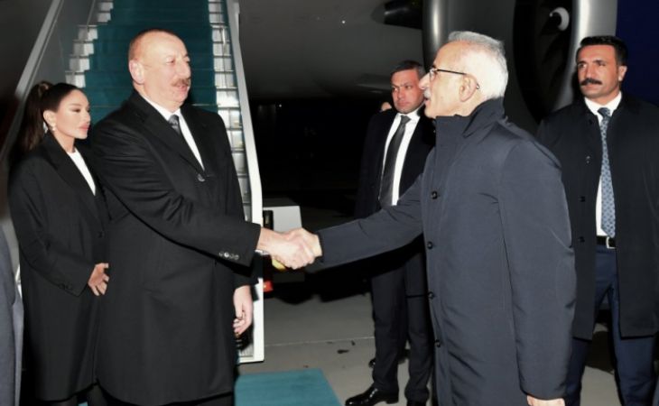  President of Azerbaijan Ilham Aliyev embarked on official visit to Türkiye 
