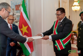Azerbaijani ambassador presents his credentials to Surinamese President