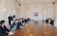  President Ilham Aliyev receives German delegation 