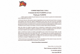   People's Union for Liberation of Guadeloupe establishes Nazione Party in Corsica  