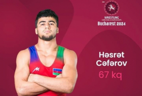  Azerbaijani Greco-Roman wrestler becomes European champion 