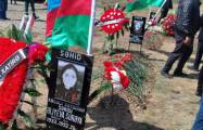  Azerbaijan holds farewell ceremony for seven victims of Khojaly genocide - PHOTO