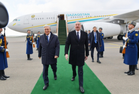  President of Kazakhstan arrives in Azerbaijan's Fuzuli district 