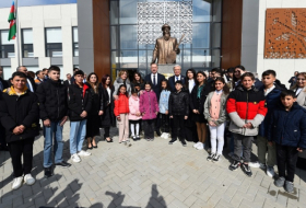  Presidents of Azerbaijan, Kazakhstan attend opening ceremony of Kurmangazy Children's Creativity Center in Fuzuli 