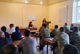 Azerbaijan's military unit meets servicemen, civilian workers - MoD