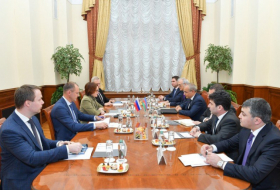 Azerbaijani economy minister holds working meetings in Russia