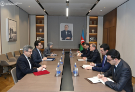 Azerbaijani FM receives outgoing Iranian ambassador