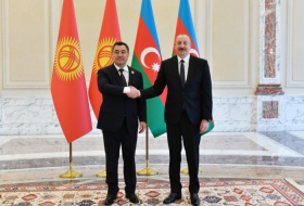  Meeting between Presidents of Azerbaijan and Kyrgyzstan kicks off in limited format 