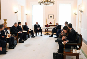 President Ilham Aliyev, President Frank-Walter Steinmeier hold expanded meeting in Berlin