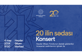   Baku to stage concert celebrating Heydar Aliyev Foundation's anniversary  