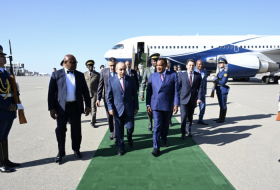   Congolese President arrives in Azerbaijan for official visit  