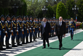  Official welcome ceremony held for President of Kyrgyzstan in Azerbaijan 