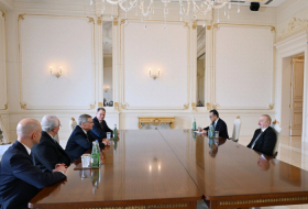   President Ilham Aliyev receives representatives of U.S. Mormon Church and Stirling Foundation  