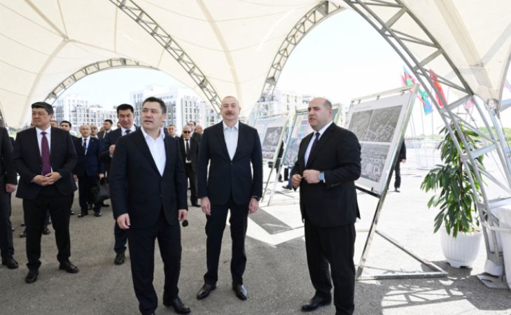  President Ilham Aliyev, President Sadyr Zhaparov visit devastated areas of Fuzuli city - <span style="color: #ff0000;">PHOTOS</span>