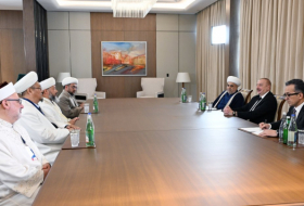 President Ilham Aliyev receives delegation of religious leaders of OTS member and observer countries 