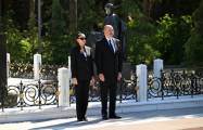  Azerbaijani President and First Lady visit tomb of National Leader Heydar Aliyev  