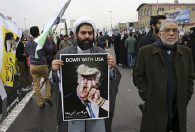 Iran celebrates its revolution with anti-American slogans