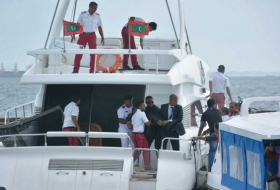 Explosion Rocks Maldives President`s Speedboat