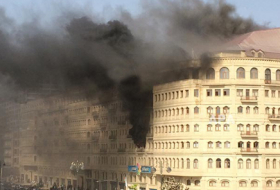 Trade center fire extinguished in Baku 