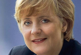Angela Merkel celebrates after German election win