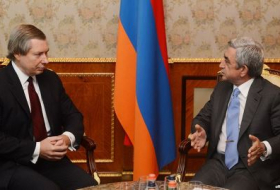 Armenian president and Ambassador Warlick discuss Karabakh  
