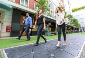 Electric avenue: Energy-harvesting tiles line London 'smart street'
